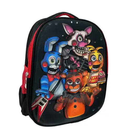 [M01KI1203NFNAF] IMPORTACION MOCHILA KINDER 1203 NEGRO FNAF