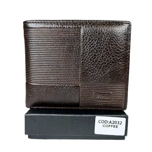 [C05PIA2032COF] CARTERA PIEL CABALLERO A2032 COFFEE
