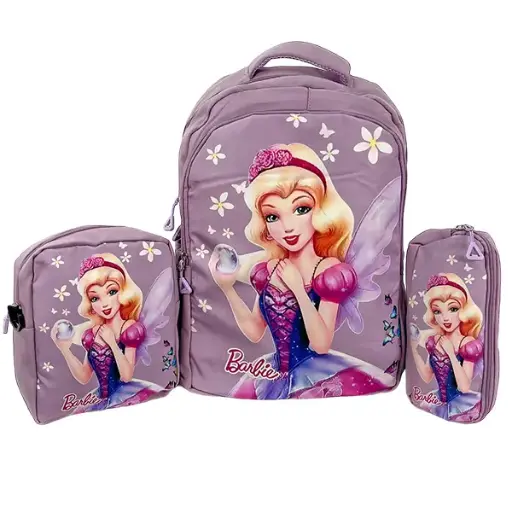 [B01B89MORBAR] IMPORTACION MOCHILA 3 COMBO B89 MORADO BARBIE