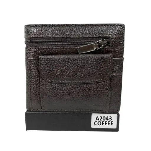 [C05PIA2043COF] CARTERA PIEL CABALLERO A2043 COFFEE