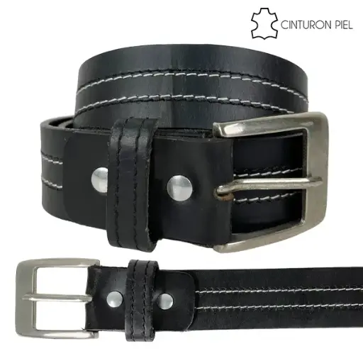 [CI13CAPLNEG940] CINTURON PIEL MODELO 9
