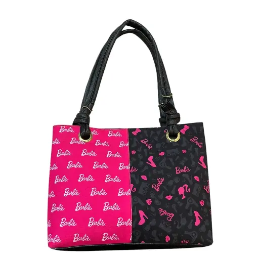 [B17BOBARYN] BOLSO BARBIE ROSA NEGRO 