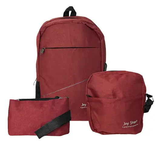 [B01IM6015VINE2] IMPORTACION COMBO MOCHILA 6015-2 VINO/NEGRO